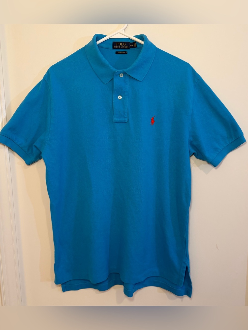Polo Ralph Lauren Men’s Classic Fit Polo- Blue, Size: Large